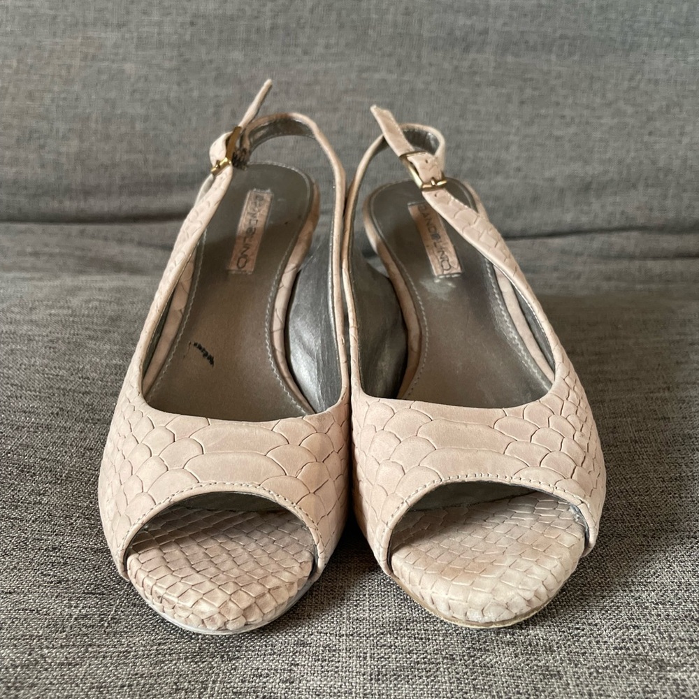 6.5 Leather Snake Skin Bandolino Heels